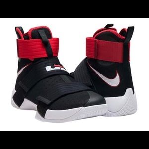 Nike LeBron Soldier 10 ‘Bred’ Basketball Shoes